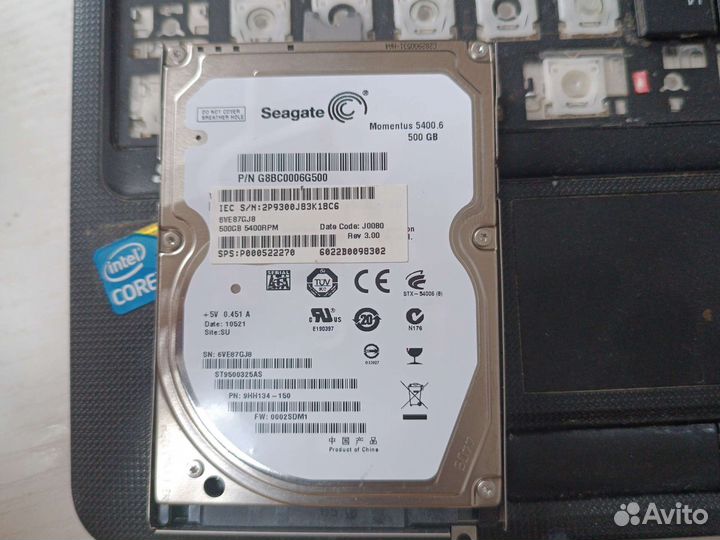 Ноутбук toshiba