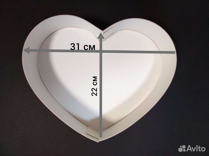 Коробка сердце 31 см (производство)