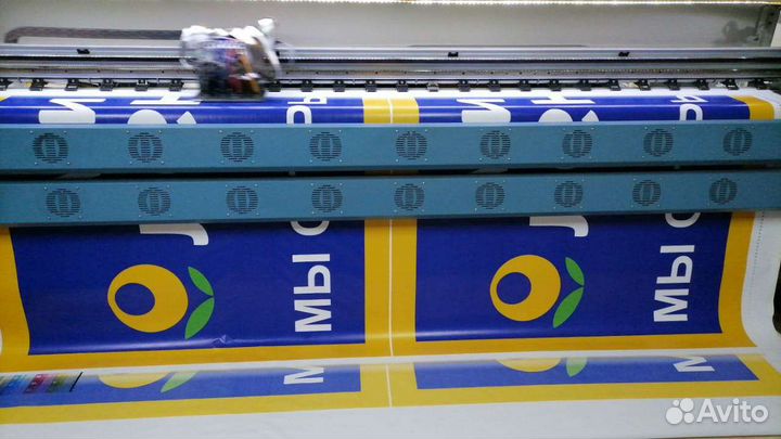 Печать на баннере