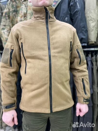 Куртка-толстовка флисовая 726 Песок
