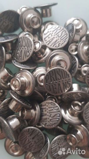 Пуговицы заклепки для джинсовой одежды из 90-х