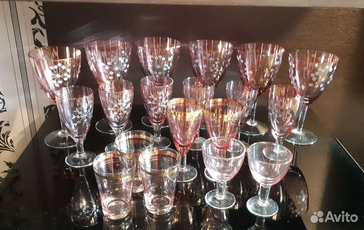 Фужеры бокалы стопки рюмки СССР