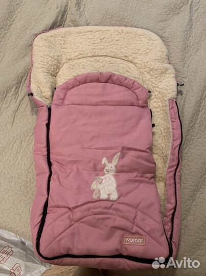 Конверт зимний на овчине womar