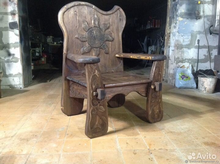 Кресла натуральное дерево