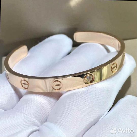 Браслет Cartier Love, розовое золото