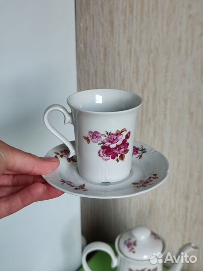 Кофейный сервиз Jlmenau Германия винтаж