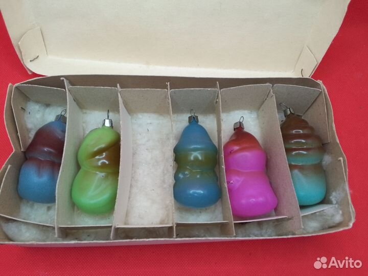 Елочные игрушки СССР набор Золушка