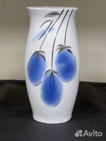 Ваза фарфоровая Сливы Полонский зхк ручная роспись