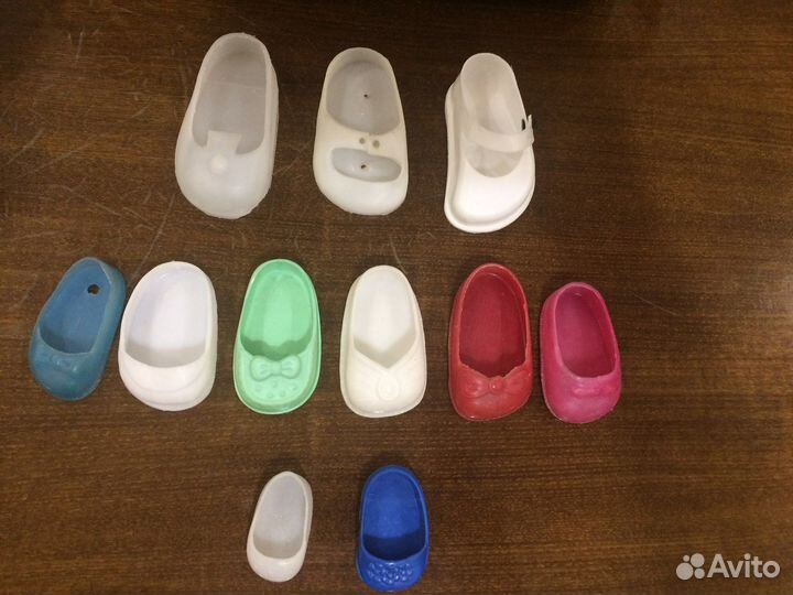 Лот туфлей (однопарки) для кукол СССР