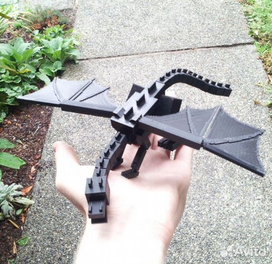 Эндер дракон. Майнкрафт