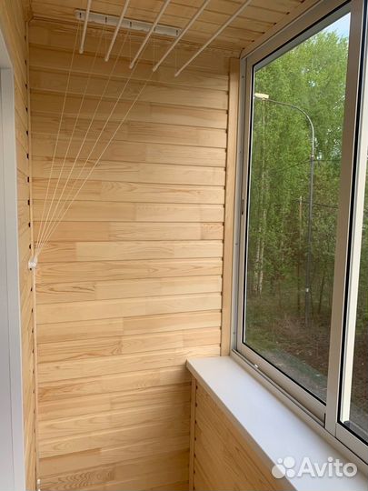 Отделка балкона