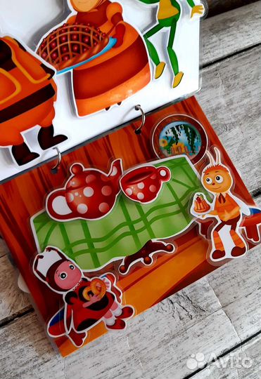 Лунтик игра на липучках