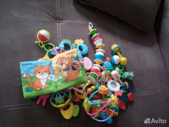 Игрушки погремушки пакетом