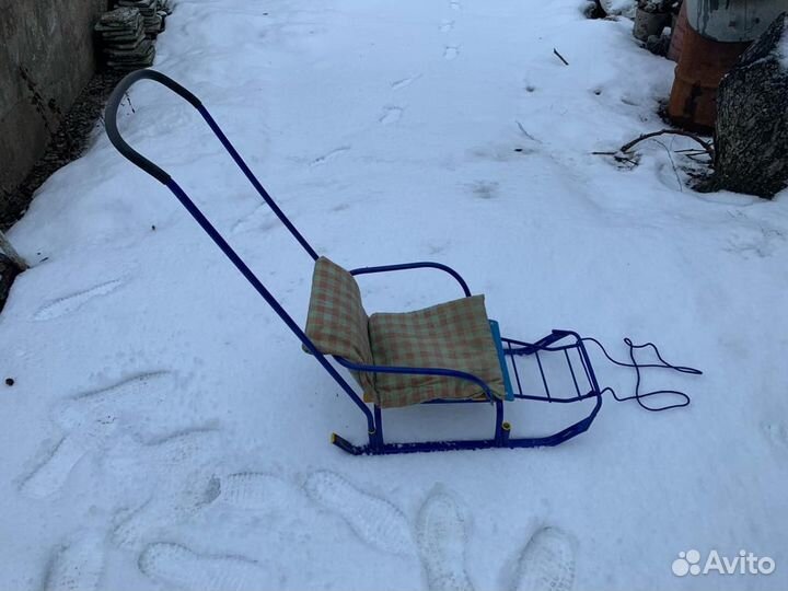 Продам санки б/у, в хорошем состоянии
