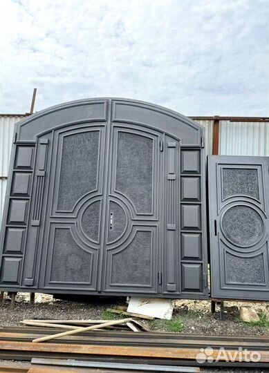 Ворота в Махачкале черные на заказ