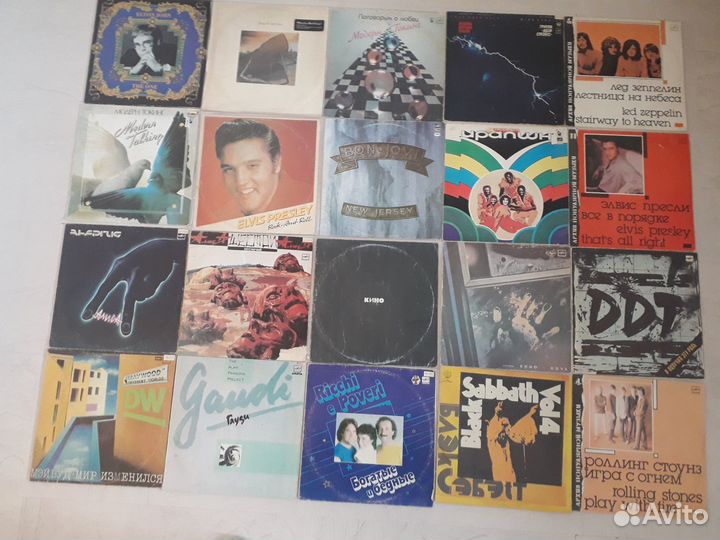 Виниловые пластинки ссср/зарубежные; бу; Мытые