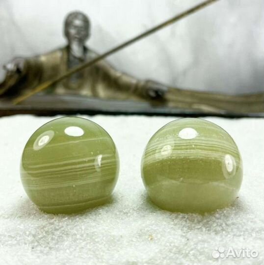 Шары здоровья из оникса массажные