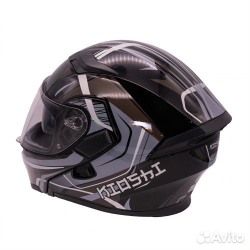 Мотошлем модуляр Kioshi snow с подогревом Снегоход