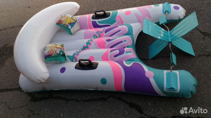 Надувная плавучая игрушка велосипед