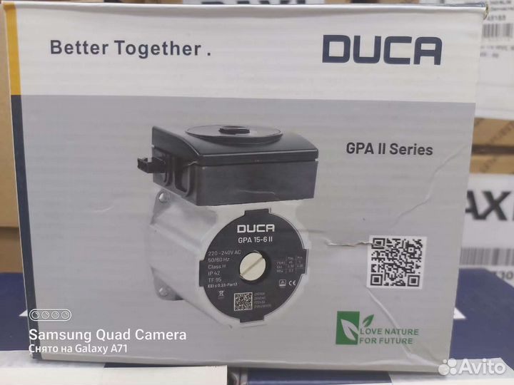 Двигатель циркуляционного насоса Duca GPA 15-6