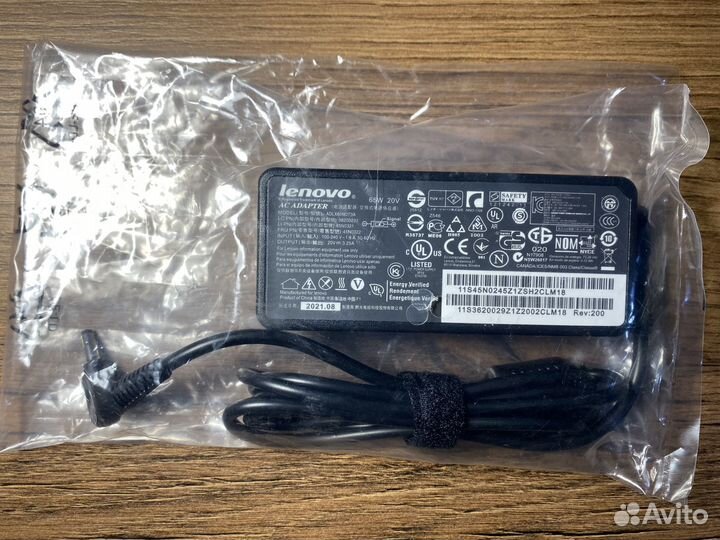 Блок питания для Lenovo 20V 3.25A 65W 4.0x1.7