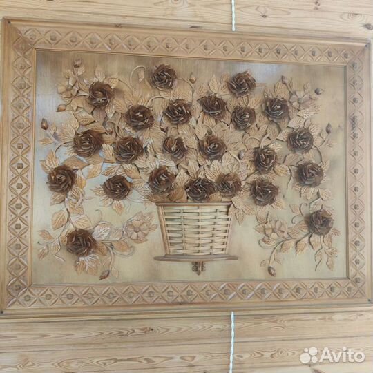 Картина из дерева ручная работа