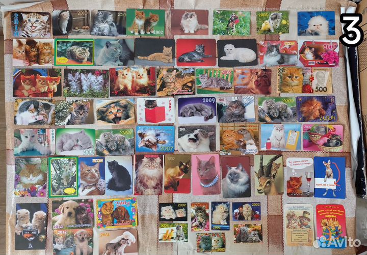 Календарики с кошками, собаками