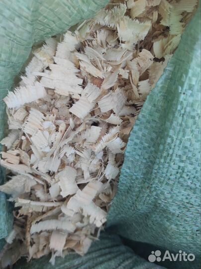 Опилки стружка в мешках