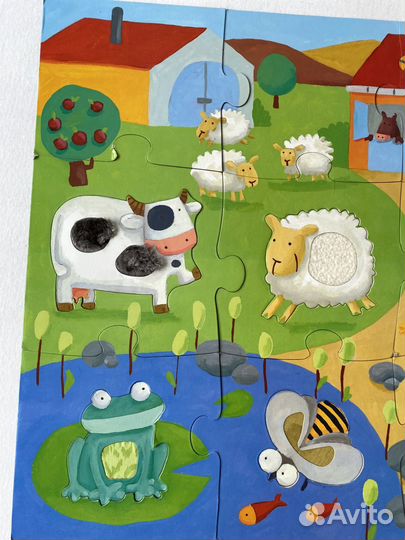 Тактильные макси пазлы пакетом