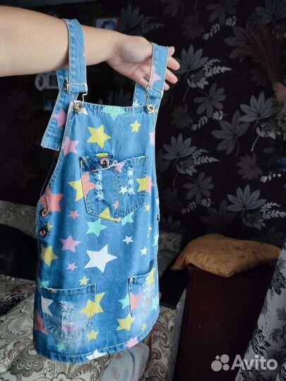 Джинсовый сарафан