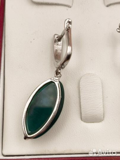 Серьги серебро Оpera