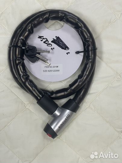 Трос замок для скутера