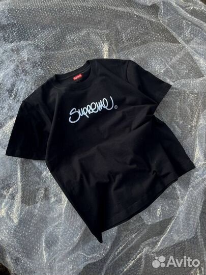 Футболка Supreme черная арт:530