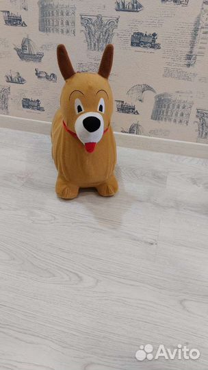 Резиновая собачка-прыгун