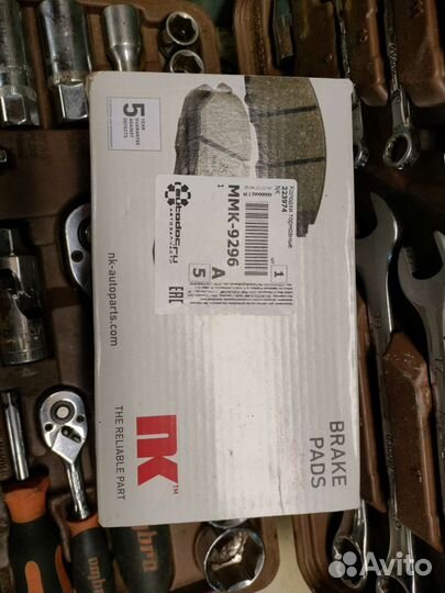 Колодки передние renault logan 2