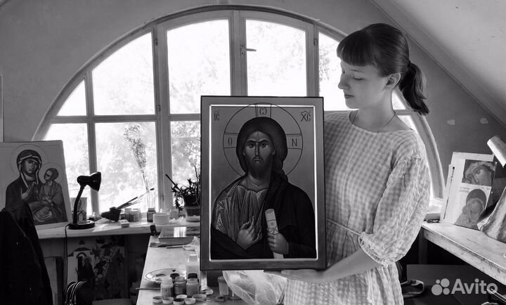 Икона рукописная