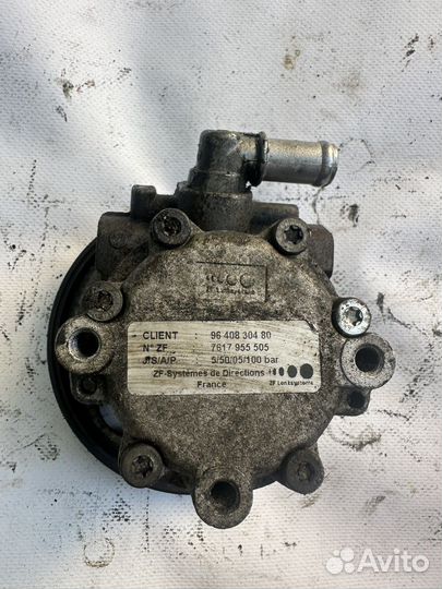 Peugeot 406 насос гура