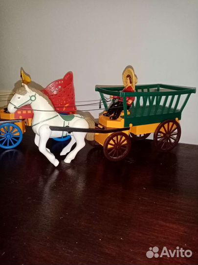 Телега с повозчиком(редкость)ссср