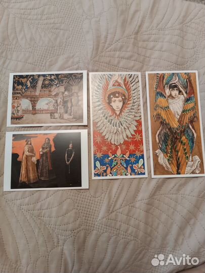 Открытки художник Виктор Васнецов