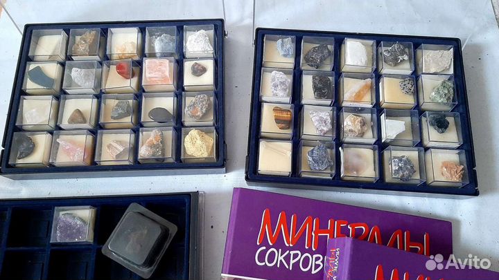 Минералы сокровища земли 42 шт