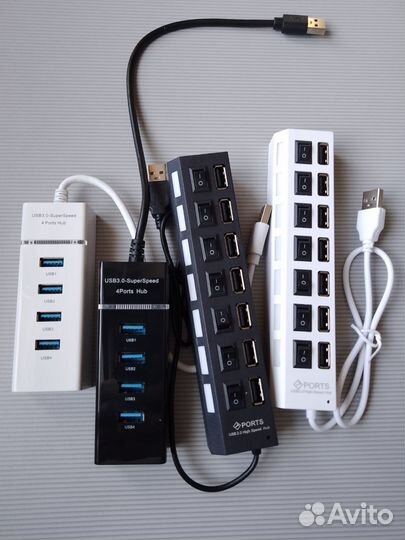 USB хаб hub разные