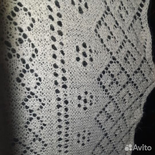 Шаль пуховая ручная работа