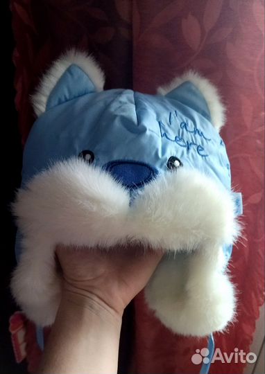 2 новые зимние шапки с ушками