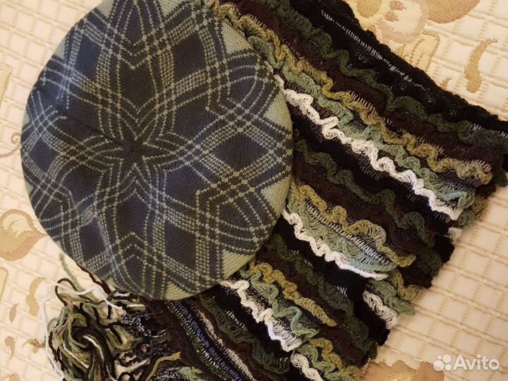 Комплект берет и шарф