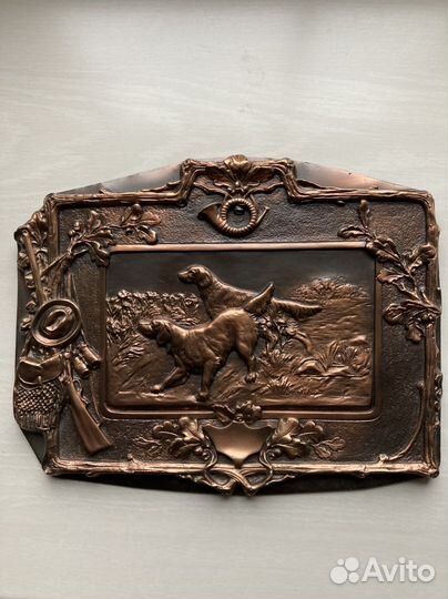 Панно, гальванопластика, чеканка, картина медная