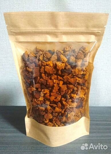 Чага мелкодробленая 1 кг, для чая