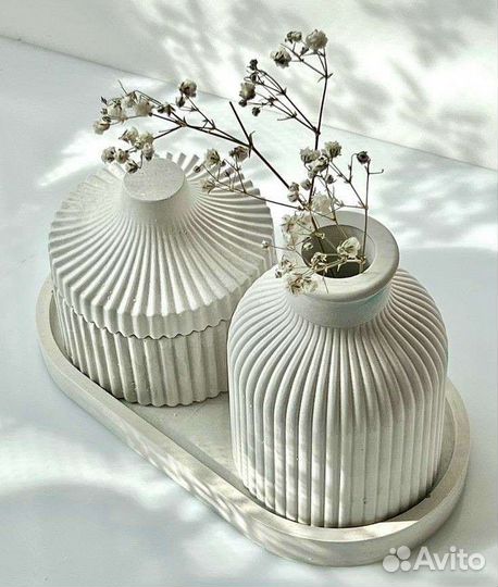 Гипсовые изделия, вазы,подставки,шкатулки,декор