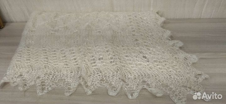 Шаль пуховая ручная работа СССР