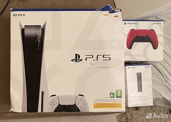 Sony playstation 5 PS5 с дисководом рст, комплект