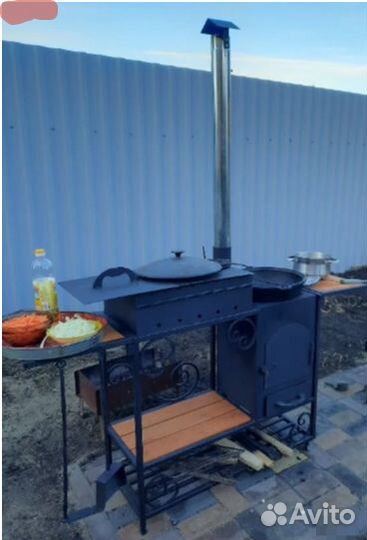 Печь под казан и мангал